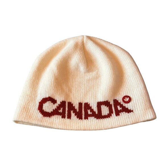 Canada Olympic Knitted Beanie Hat Hudsons Bay Co. One Size Acrylic - Picture 1 of 6